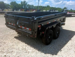 12' x 83" Iron Bull DTB Bumper Pull Dump Trailer 24" Side Walls - (2) 7,000 lb Axles 115121 - Stryker Dealership Group