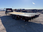 25' Stryker Gooseneck Deckover Trailer Mega Ramps - (2) 7K Axles 003788