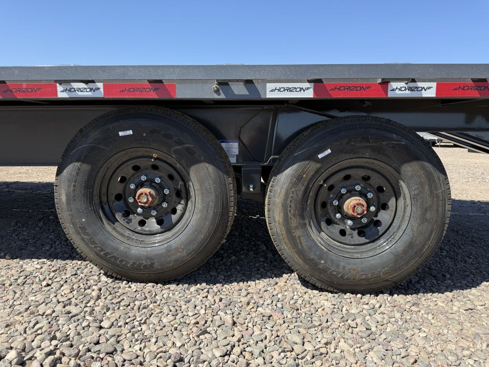22' Horizon FFT Bumper Pull Full Deckover Tilt Trailer - (2) 8K Axles 015225