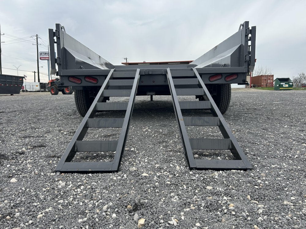 14' Stryker EDT Bumper Pull Dump Trailer 20" Side Walls - (2) 7k Axles 004054