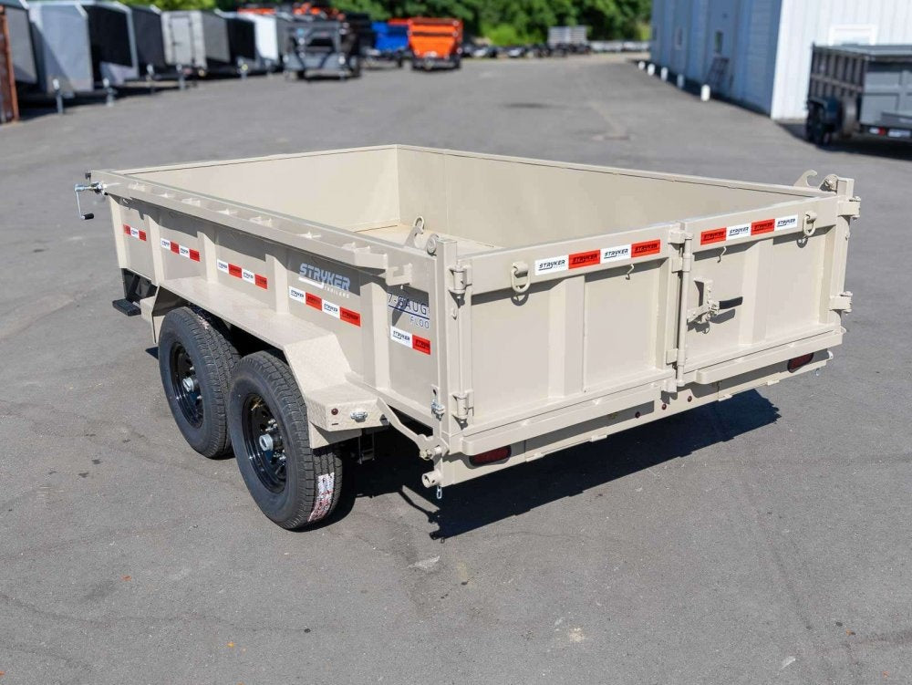 12' BP Dump 2' Walls 2-7k Axles - Dump Trailers - Stryker Dealership Group