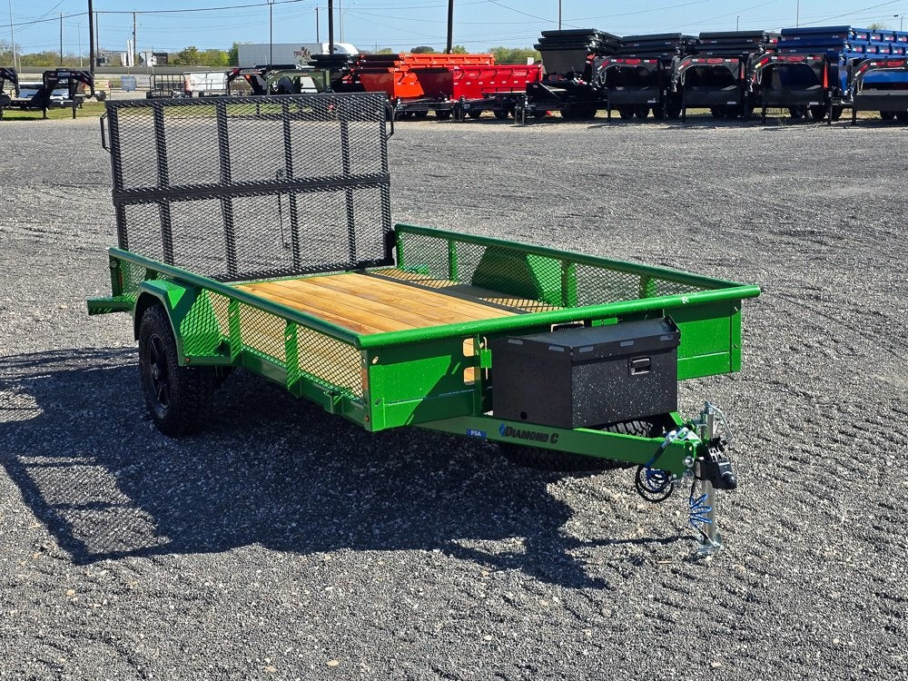 12' Diamond C PSA Bumper Pull Utility Trailer - (1) 6k Axles - Utility & SXS/Utility & SXS - Stryker Dealership Group