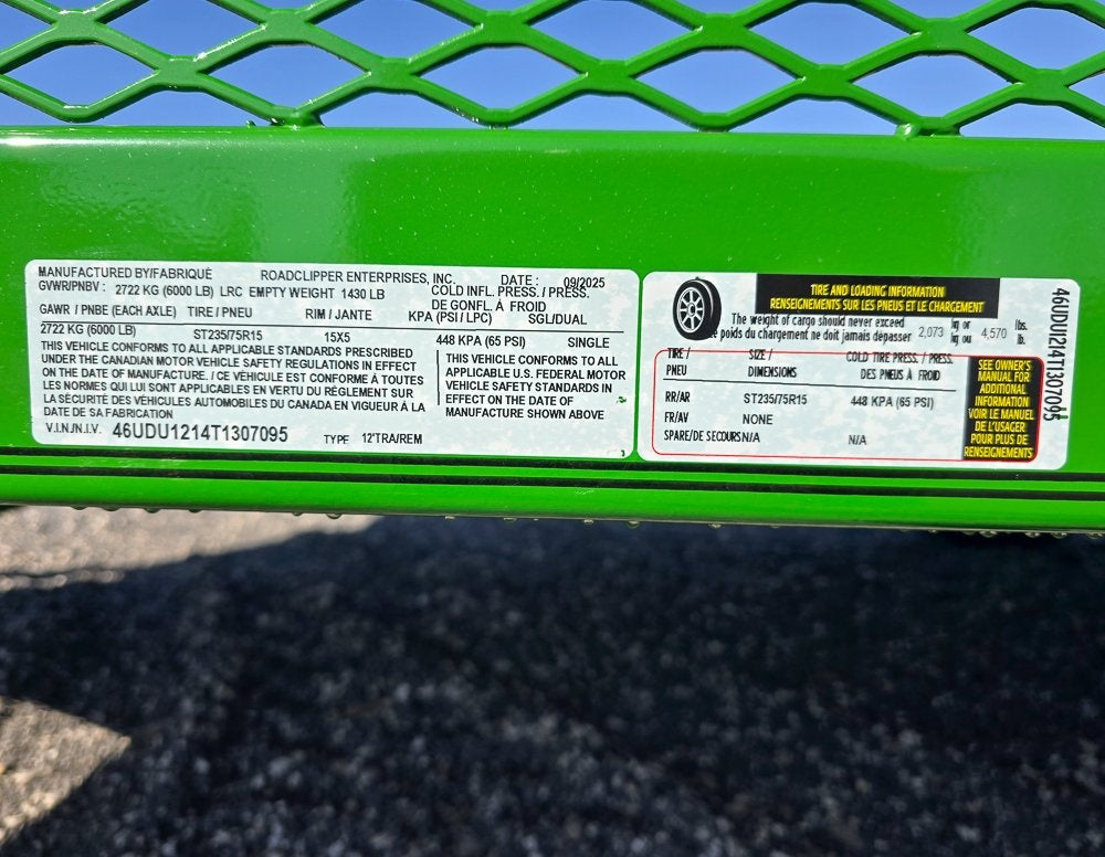 12' Diamond C PSA Bumper Pull Utility Trailer - (1) 6k Axles - Utility & SXS/Utility & SXS - Stryker Dealership Group