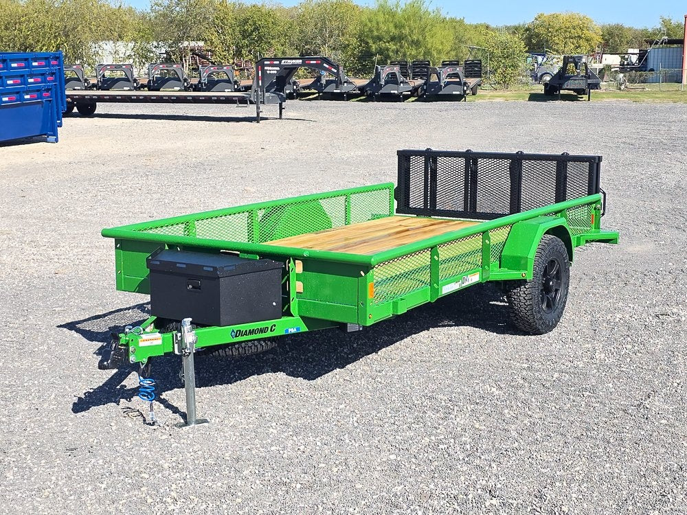 12' Diamond C PSA Bumper Pull Utility Trailer - (1) 6k Axles - Utility & SXS/Utility & SXS - Stryker Dealership Group