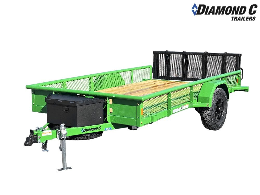 12' Diamond C PSA Bumper Pull Utility Trailer - (1) 6k Axles - Utility & SXS/Utility & SXS - Stryker Dealership Group