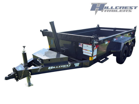 12' Dump Trailer 20" Side Walls - Telescopic Lift - Dump Trailers - Stryker Dealership Group