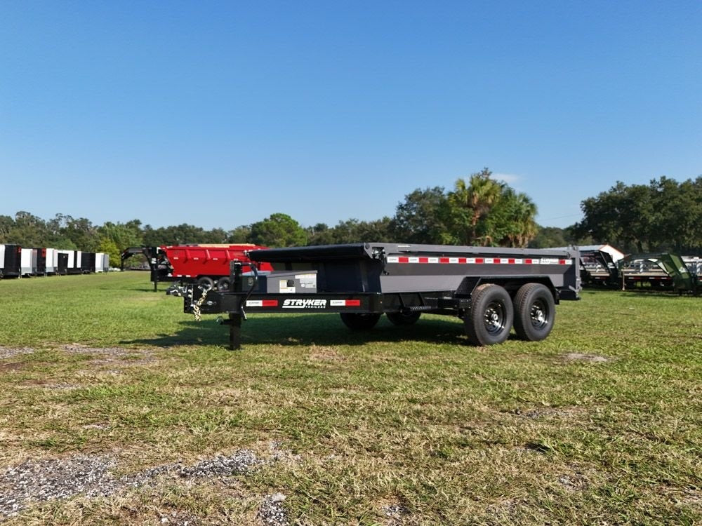 12' EDT Dump Trailer 20" Side Walls - Dump Trailers - Stryker Dealership Group
