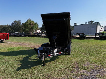 12' EDT Dump Trailer 20" Side Walls - 10 ga Floor - 521 Scissor Lift - 3 Way Gate 002106 - Dump Trailers - Stryker Dealership Group