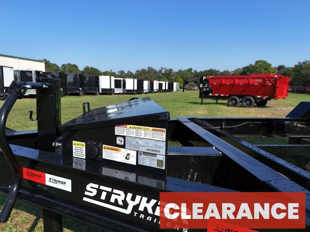 12' EDT Dump Trailer 20" Side Walls - 10 ga Floor - 521 Scissor Lift - 3 Way Gate - DT1 Light Duty - Stryker Dealership Group