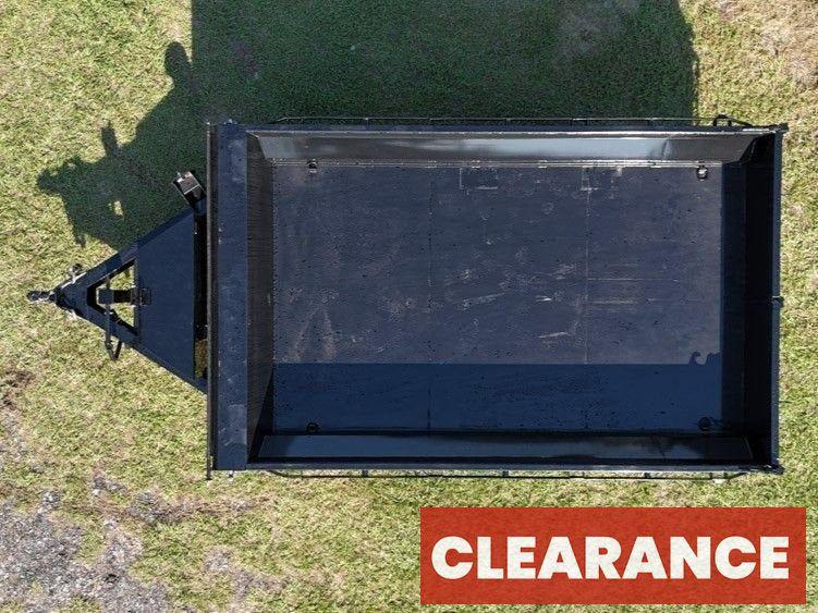 12' EDT Dump Trailer 20" Side Walls - 10 ga Floor - 521 Scissor Lift - 3 Way Gate - DT1 Light Duty - Stryker Dealership Group