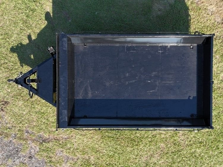 12' EDT Dump Trailer 20" Side Walls - 10 ga Floor - 521 Scissor Lift - 3 Way Gate - Dump Trailers - Stryker Dealership Group