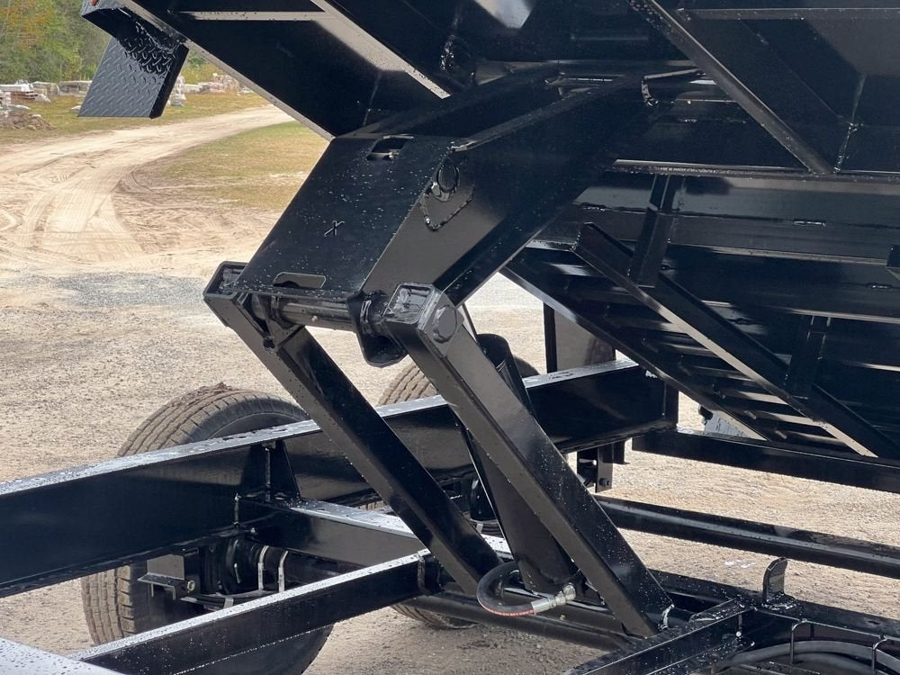 12' EZ7 Dump Trailer 19" Sides 7K Axles 14K GVWR 3-way Door Slide In Ramps - Dump Trailers - Stryker Dealership Group