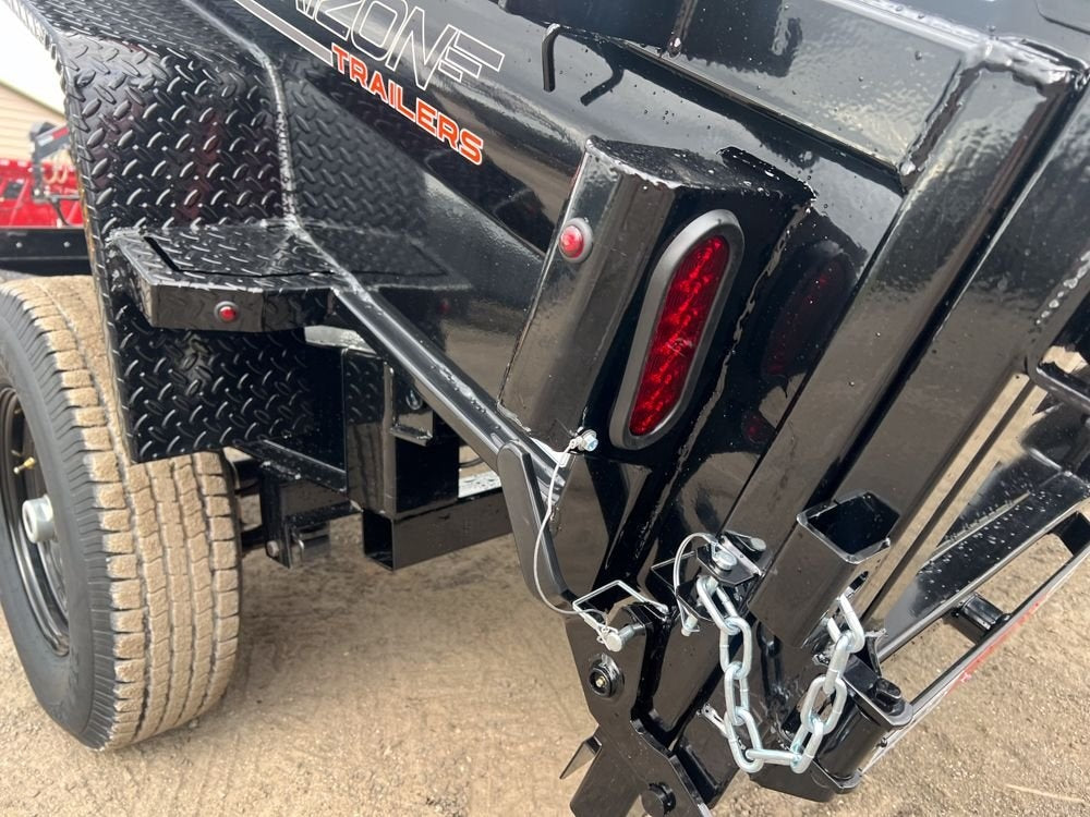 12' EZ7 Dump Trailer 19" Sides 7K Axles 14K GVWR 3-way Door Slide In Ramps - Dump Trailers - Stryker Dealership Group