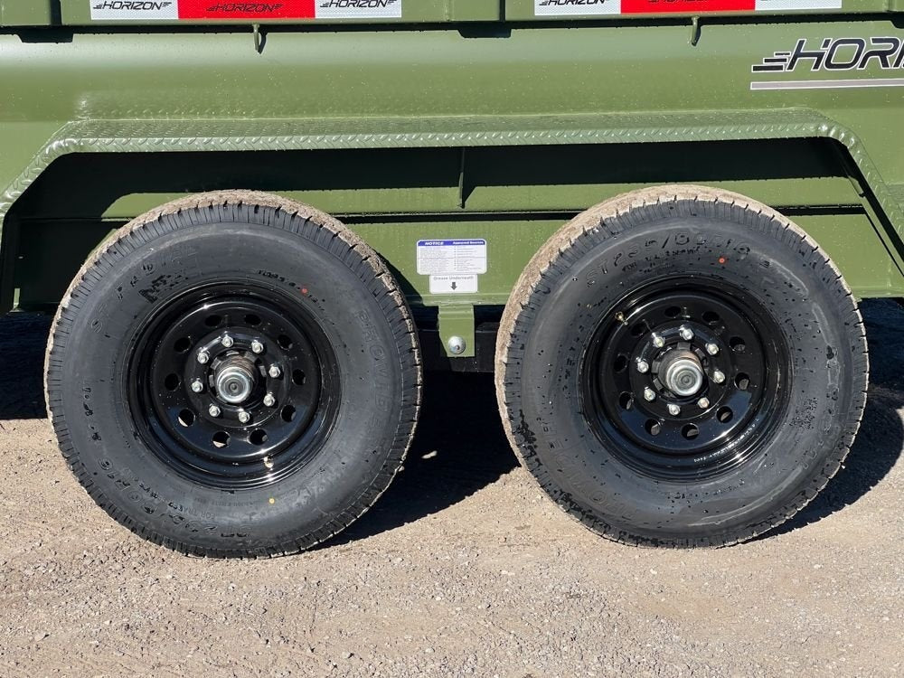 12' EZ7 Dump Trailer 19" Sides 7K Axles 14K GVWR 3-way Door Slide In Ramps - Dump Trailers - Stryker Dealership Group