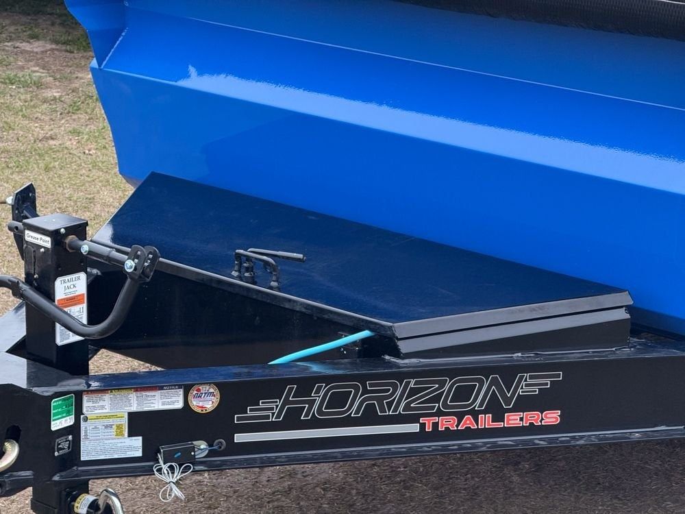 12' LZ7 Dump Trailer 36" Walls - 14k GVWR - Scissor Lift - 14ply Tires - 3 Way Door - Bumper Pull Dump - Dump Trailers - Stryker Dealership Group