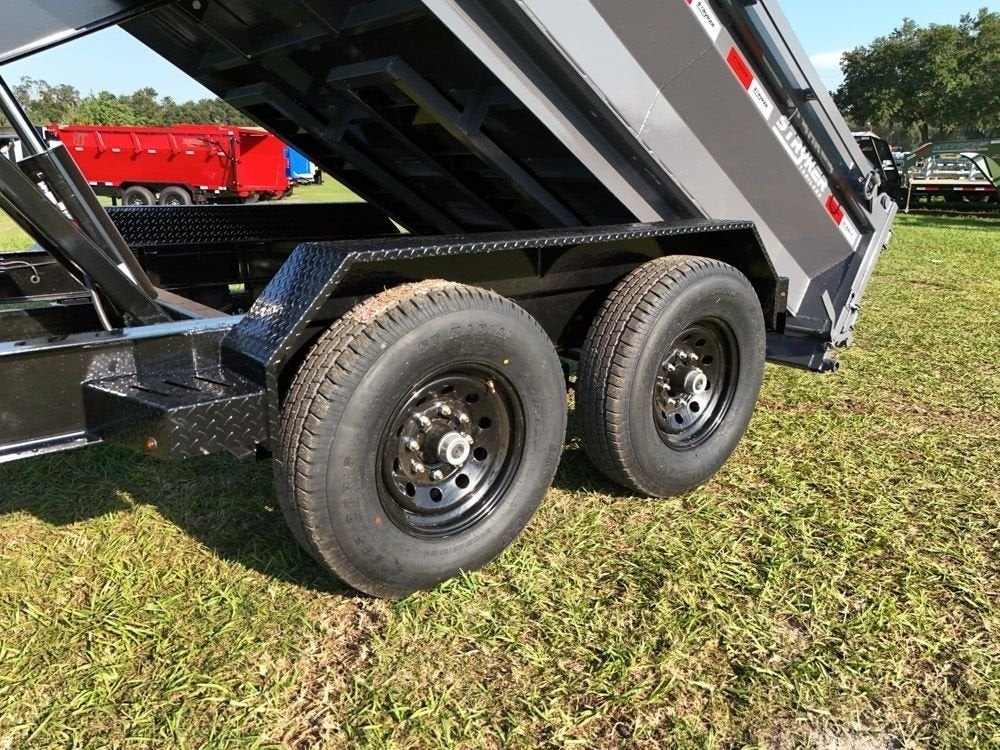 12' Stryker EDT Bumper Pull Dump Trailer 20" Side Walls - (2) 7k Axles - Bumper Pull Dump - Dump Trailers - Stryker Dealership Group