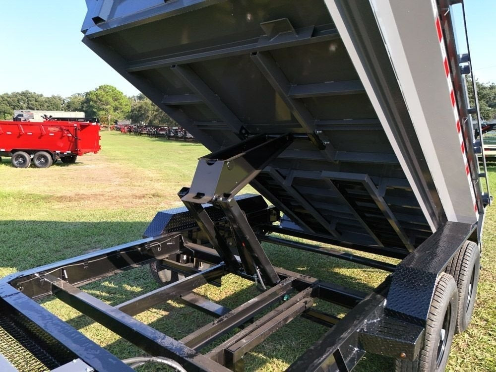 12' Stryker EDT Bumper Pull Dump Trailer 20" Side Walls - (2) 7k Axles - Bumper Pull Dump - Dump Trailers - Stryker Dealership Group