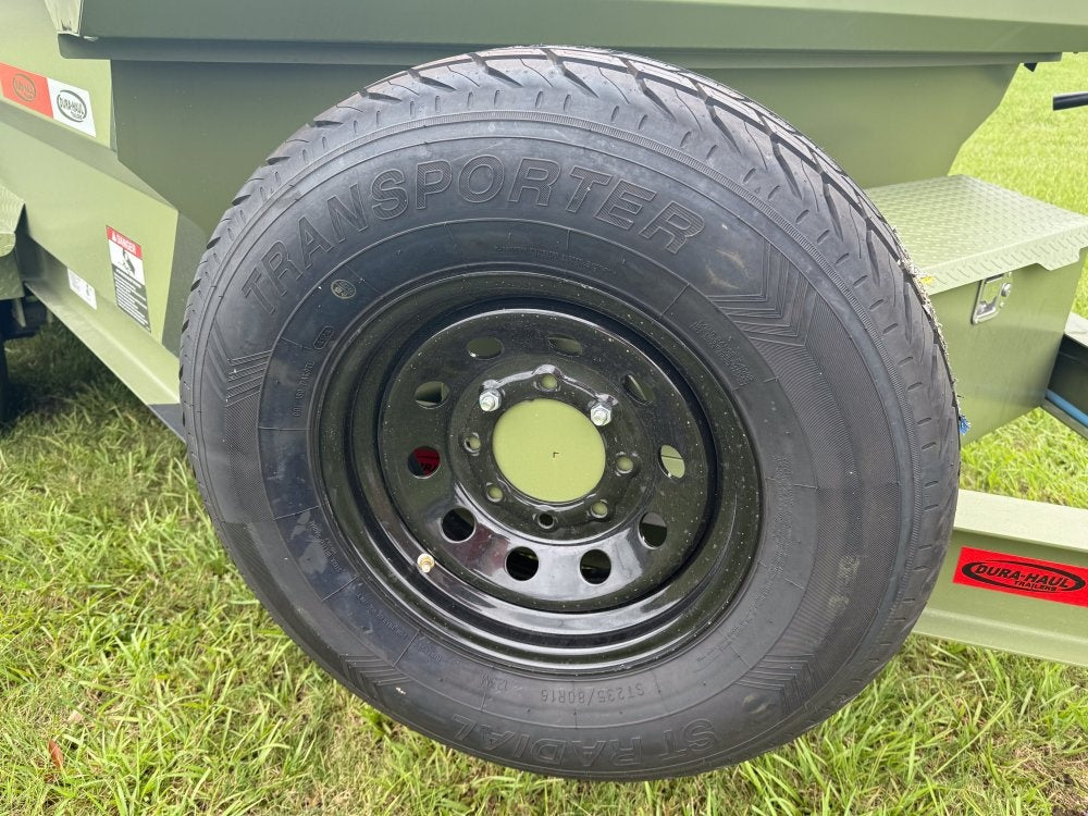 12' x 6' Dump Trailer DRM 24" Side Walls (2) 7K Axles Scissor Lift - Bumper Pull Dump - Dump Trailers - Stryker Dealership Group