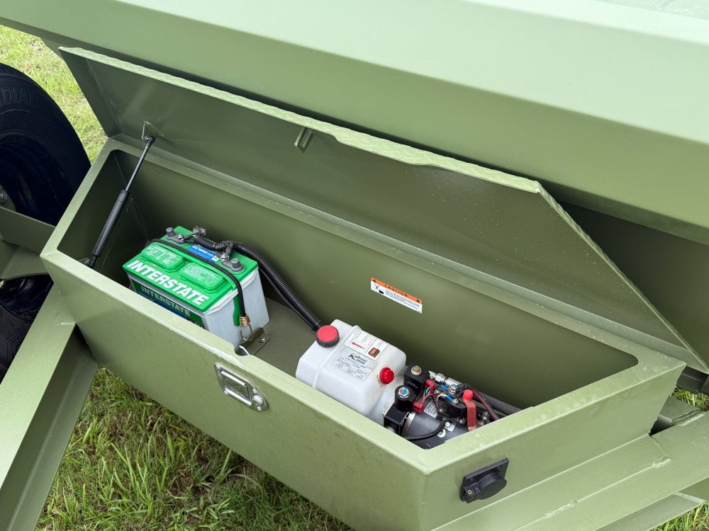 12' x 6' Dump Trailer DRM 24" Side Walls (2) 7K Axles Scissor Lift - Bumper Pull Dump - Dump Trailers - Stryker Dealership Group