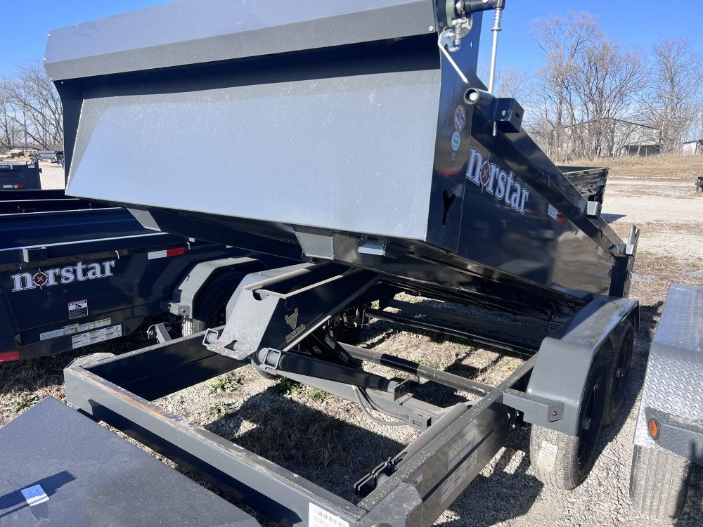12' x 72" Norstar DCB Bumper Pull Dump Trailer 20" Side Walls - (2) 5,200 lb Axles - Dump Trailers - Dump Trailers - Stryker Dealership Group