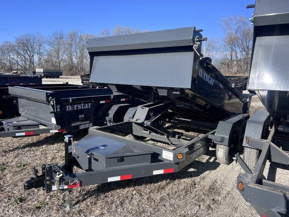 12' x 72" Norstar DCB Bumper Pull Dump Trailer 20" Side Walls - (2) 5,200 lb Axles - Dump Trailers - Dump Trailers - Stryker Dealership Group