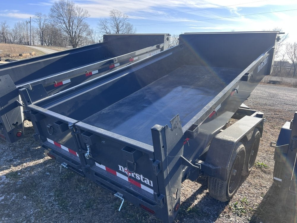 12' x 72" Norstar DCB Bumper Pull Dump Trailer 20" Side Walls - (2) 5,200 lb Axles - Dump Trailers - Dump Trailers - Stryker Dealership Group