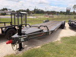 24' HEH Bumper Pull Equipment Trailer (2) 10K Axles, 3' Dove W/ Mountain Ramps 11821