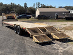 34' EWZ Gooseneck Equipment Hauler 8k Axles 012115