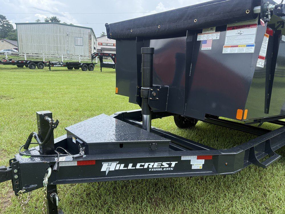 14' Hillcrest Bumper Pull Dump Trailer Telescopic 40" Side Walls - (2) 8K Axles 000122