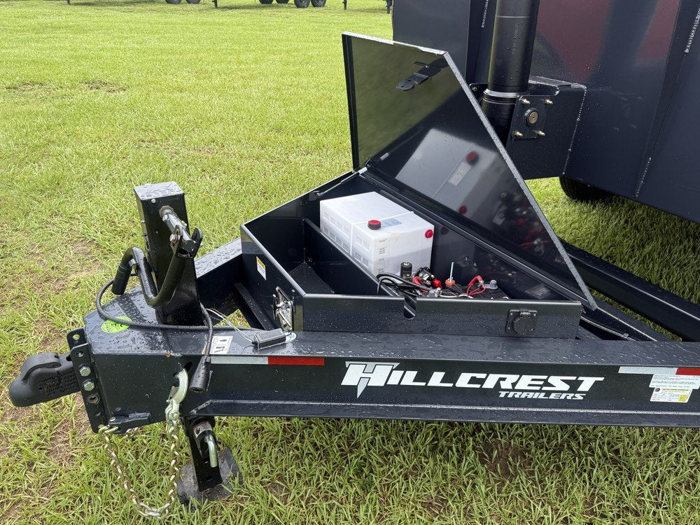 14' Hillcrest Bumper Pull Dump Trailer Telescopic 40" Side Walls - (2) 8K Axles 000122