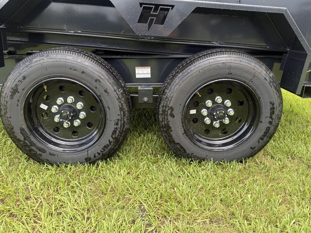 14' Hillcrest Bumper Pull Dump Trailer Telescopic 40" Side Walls - (2) 8K Axles 000122