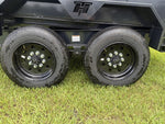 14' Hillcrest Bumper Pull Dump Trailer Telescopic 40" Side Walls - (2) 8K Axles 000122