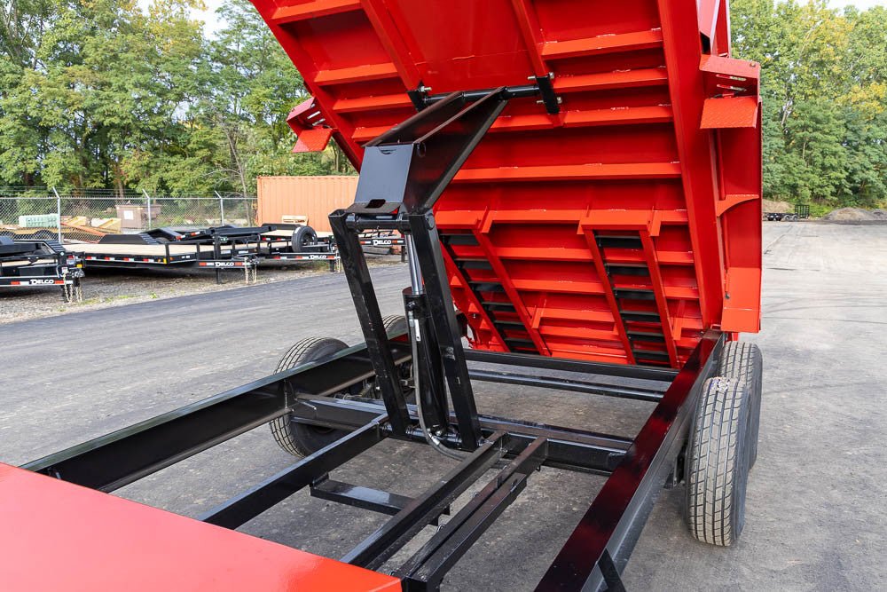 14' Dump Trailer 2ft Sides, (2) 7k Axles - Stryker Dealership Group