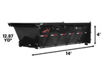 14' EDZ Roll Off Bin 4' Walls - Black - EDZ0006961 006961 - Stryker Dealership Group