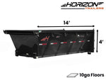 14' EDZ Roll Off Bin 4' Walls - Black - EDZ0006962 006962 - Stryker Dealership Group