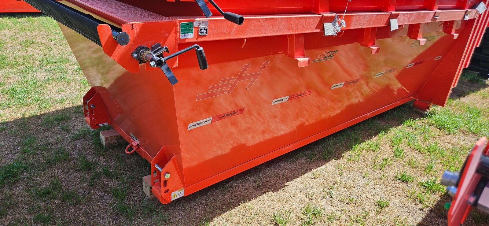 14' EDZ Roll Off Bin 4' Walls - Orange 004227 - Stryker Dealership Group