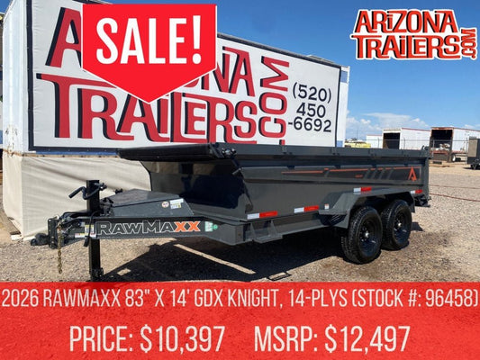 14' GDX Knight Dump Trailer 124967 - Stryker Dealership Group