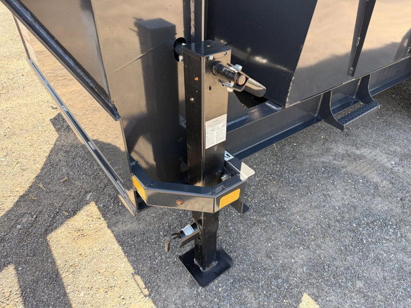14' Hillcrest Gooseneck Dump Trailer Telescopic 40" Side Walls - (2) 7K Axles 004439 - Stryker Dealership Group