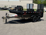 14' Horizon HZ7 Bumper Pull Dump Trailer 24" Side Walls - (2) 7K Axles 017844 - Stryker Dealership Group