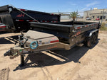 14' Horizon HZ7 Bumper Pull Dump Trailer 24" Side Walls - (2) 7K Axles 017845 - Stryker Dealership Group