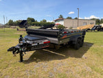 14' Horizon HZ7 Bumper Pull Dump Trailer 24" Side Walls - (2) 7K Axles 017999 - Stryker Dealership Group