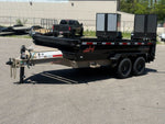 14' Horizon HZ7 Bumper Pull Dump Trailer 24" Side Walls - (2) 7K Axles 17844 - Stryker Dealership Group