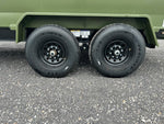 14' Horizon LZ7 Bumper Pull Dump Trailer 42" Side Walls Telescopic Lift Hydraulic Jacks - (2) 7k Axl 14681 - Stryker Dealership Group