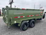 14' Horizon LZ7 Bumper Pull Dump Trailer 42" Side Walls Telescopic Lift Hydraulic Jacks - (2) 7k Axl 14681 - Stryker Dealership Group