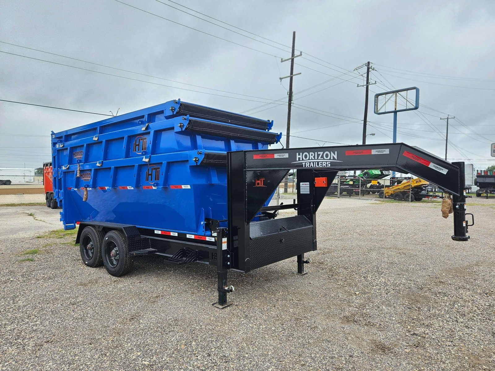 14' Horizon RDZ GN Roll Off Bundle (2) 7k Axles + 3 Bins ROP113365 - Stryker Dealership Group