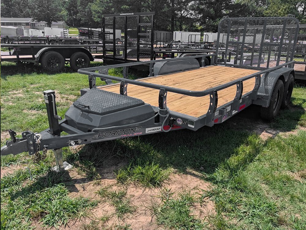 14' Horizon UTZ Bumper Pull Utility Trailer - (2) 3.5K Axles 017725 - Stryker Dealership Group