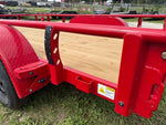 14' Horizon UTZ Bumper Pull Utility Trailer - (2) 3.5K Axles 017736 - Stryker Dealership Group