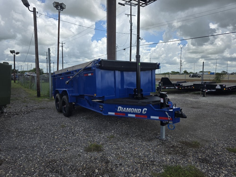 14' LPT BP Low Profile Dump Trailer - 8k Axles - Telescopic 302134 - Stryker Dealership Group