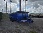 14' LPT BP Low Profile Dump Trailer - 8k Axles - Telescopic 302134 - Stryker Dealership Group