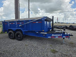 14' LPT BP Low Profile Dump Trailer - 8k Axles - Telescopic 302134 - Stryker Dealership Group